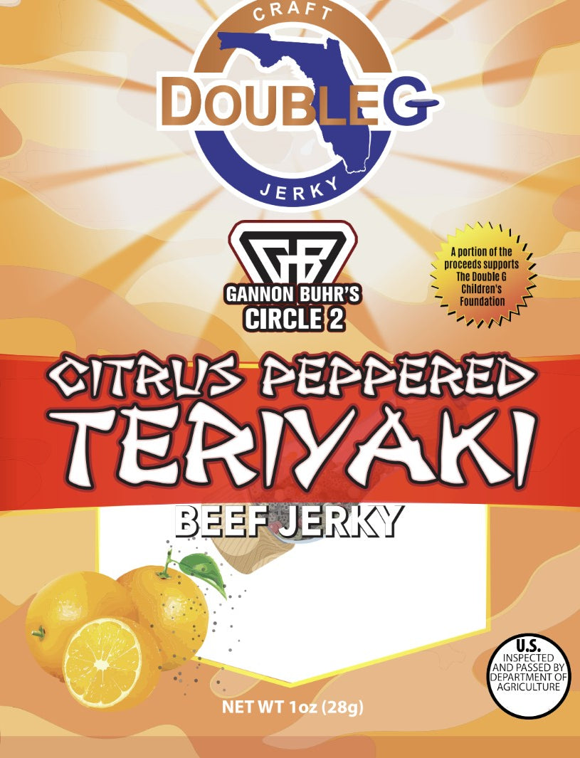 Gannon Buhr Citrus Peppered Teriyaki Beef Jerky