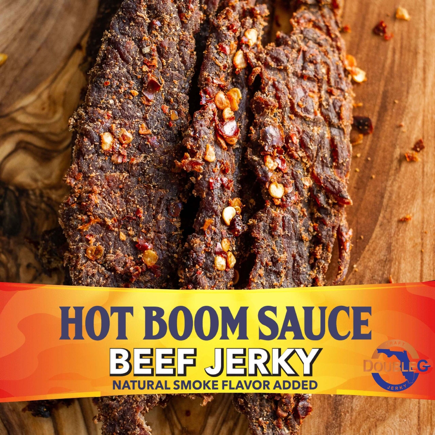 DoubleG Hot Boom Sauce Beef Jerky