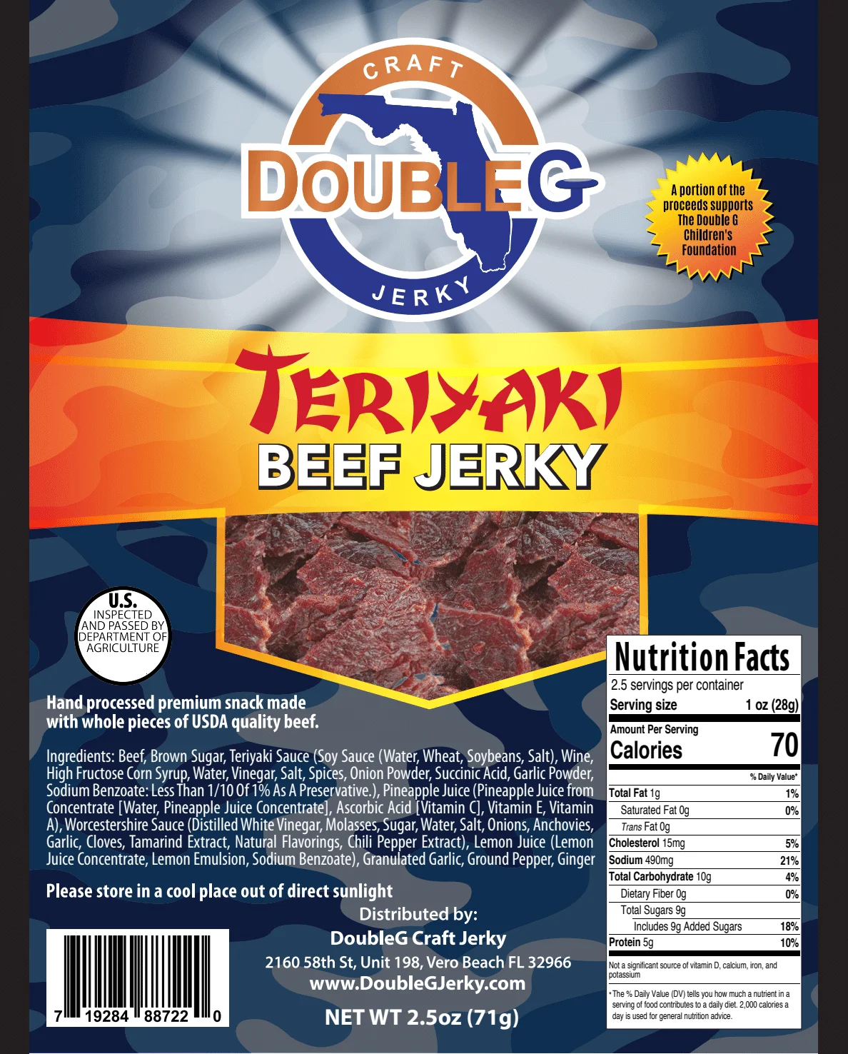 DoubleG Teriyaki Beef Jerky