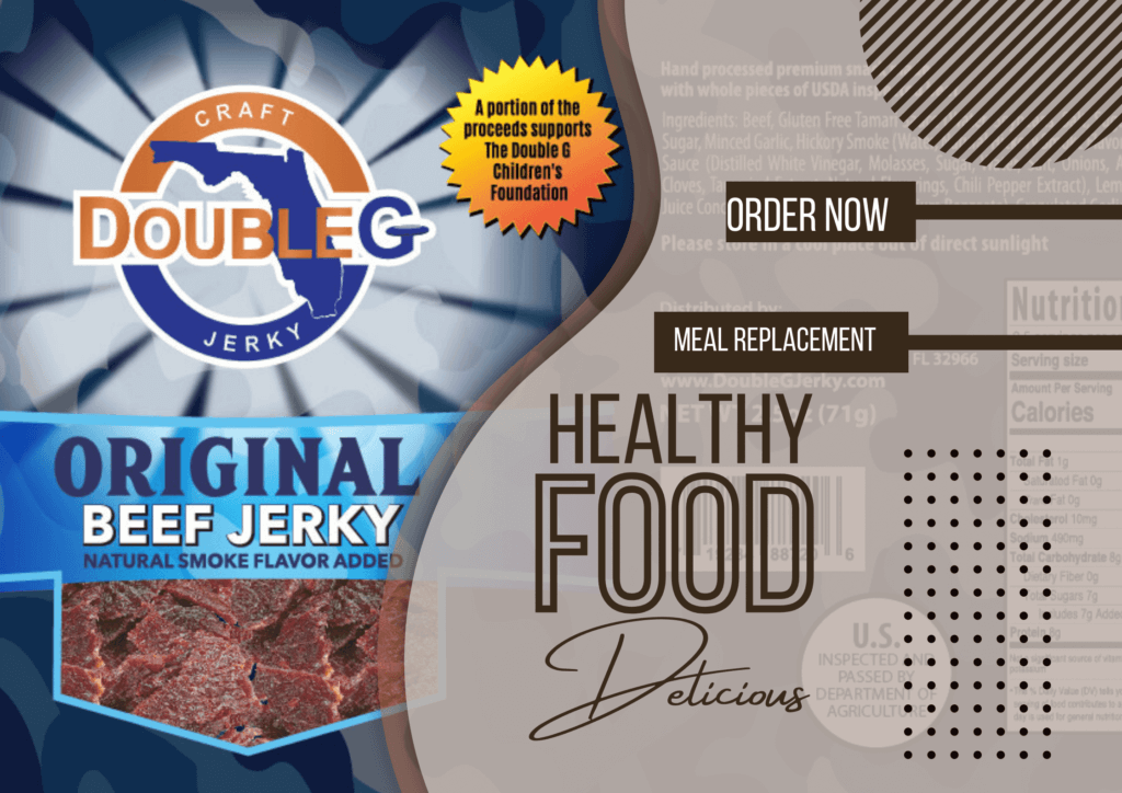 DoubleG Jerky as a meal replacement
